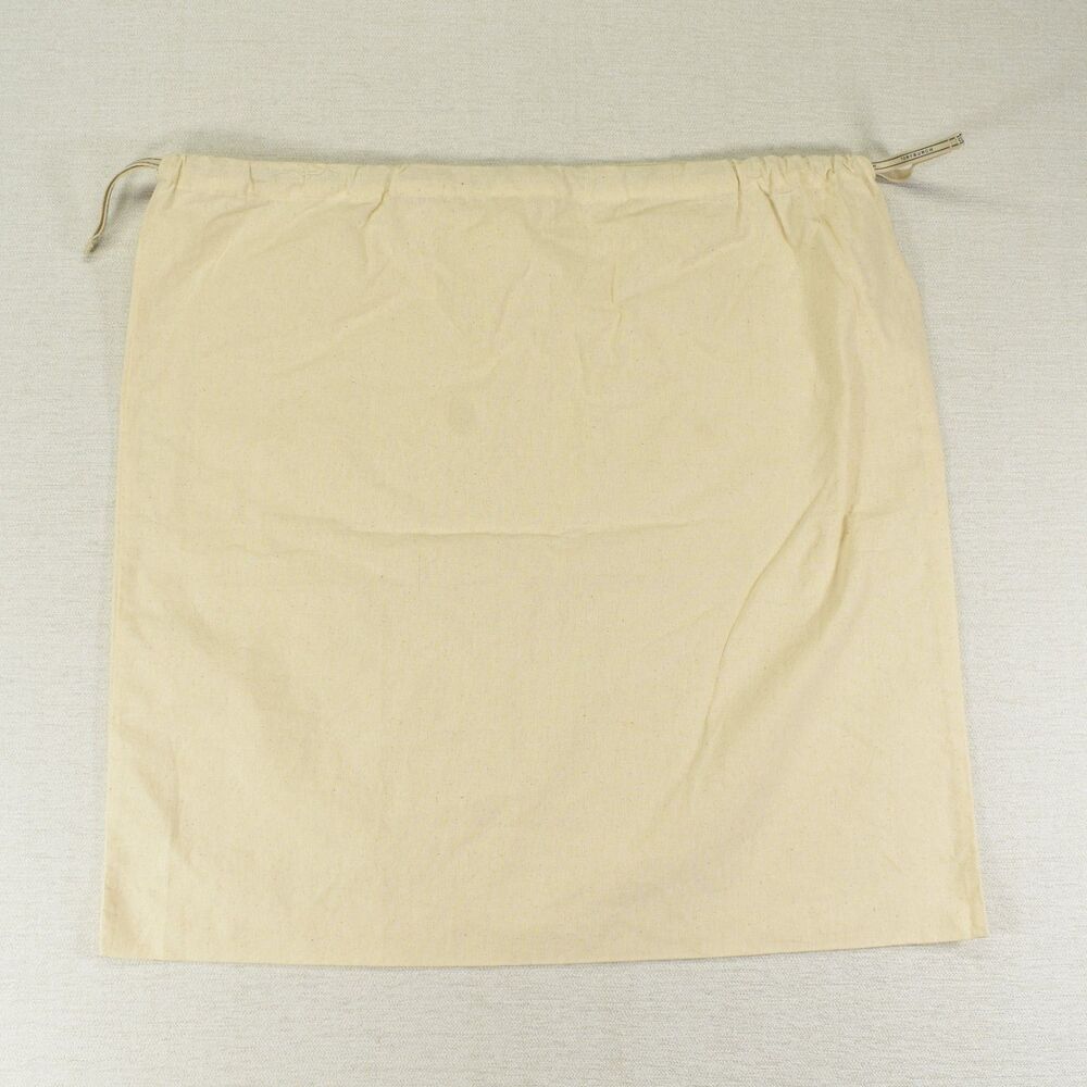 Tory Burch Dust Bag Cream Ivory Drawstring Cover Storage Purse Handbag Shoe